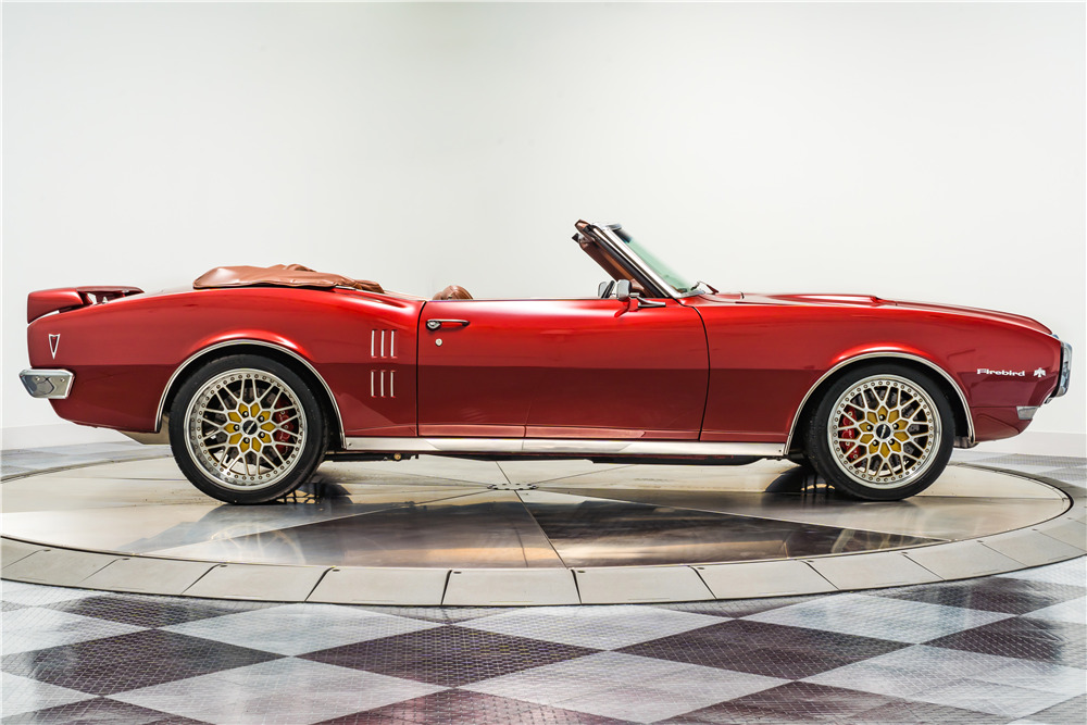 1968 PONTIAC FIREBIRD CUSTOM CONVERTIBLE - Side Profile - 224946
