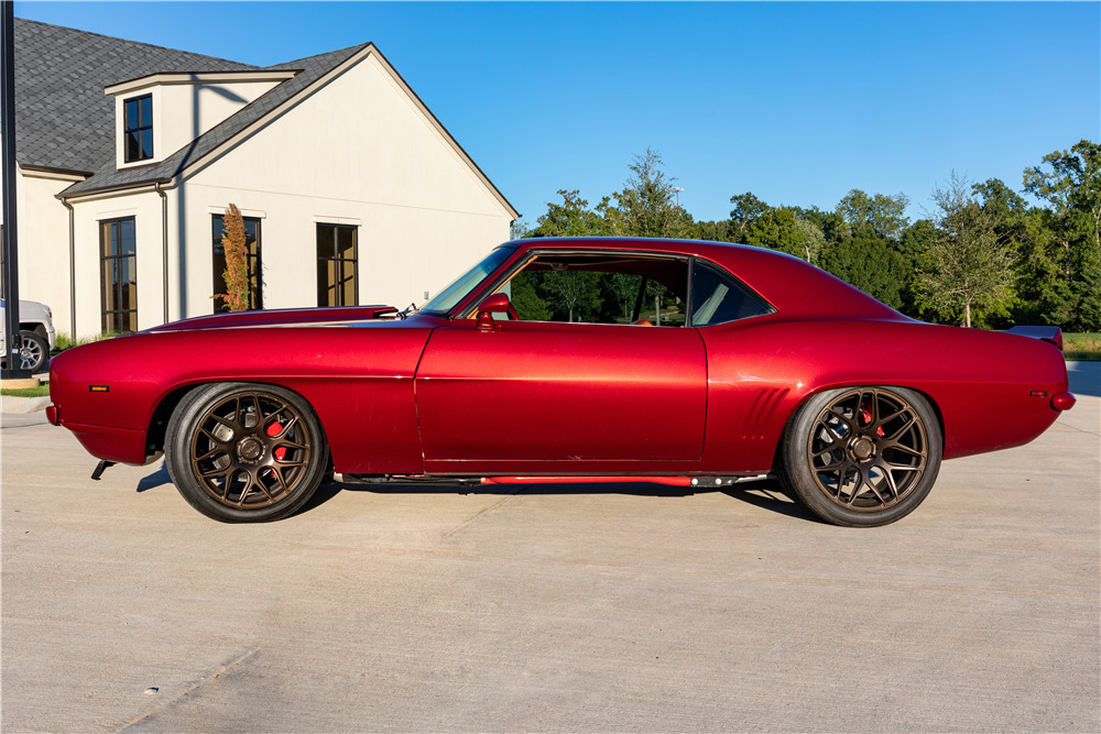 1969 CHEVROLET CAMARO CUSTOM COUPE - Side Profile - 225021