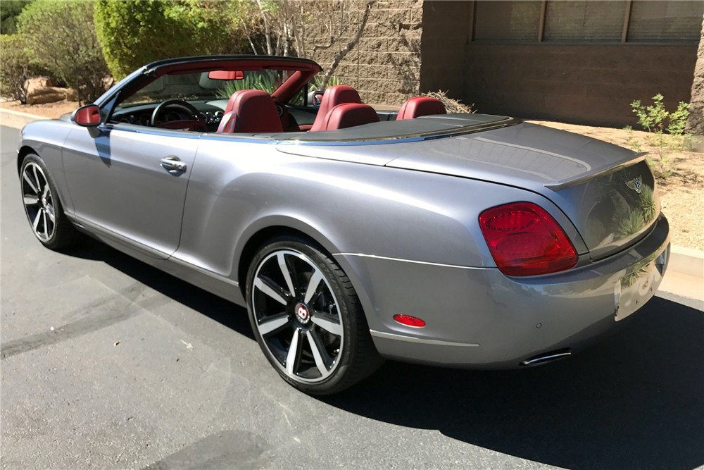 2007 BENTLEY CONTINENTAL GTC CONVERTIBLE - Rear 3/4 - 225042