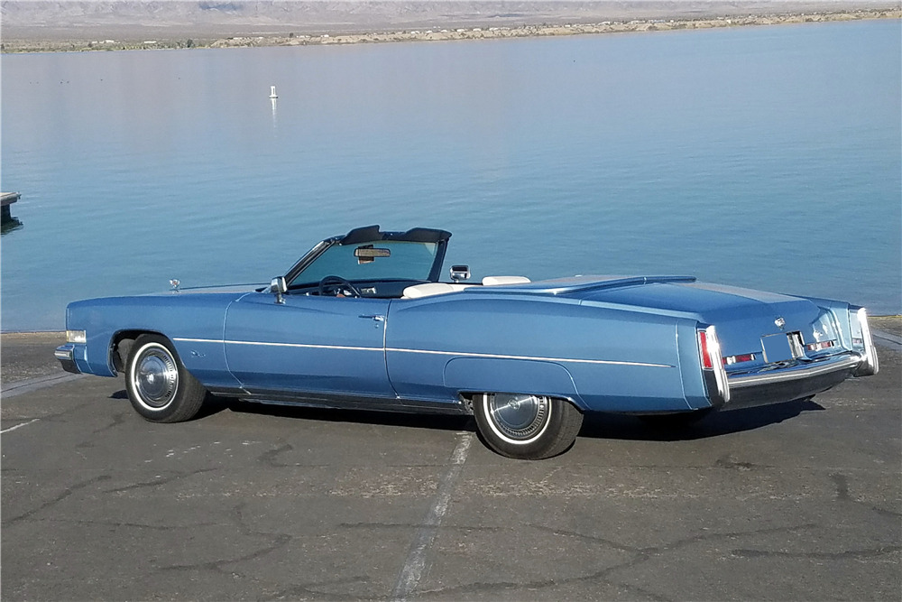1974 CADILLAC ELDORADO CONVERTIBLE - Rear 3/4 - 225093