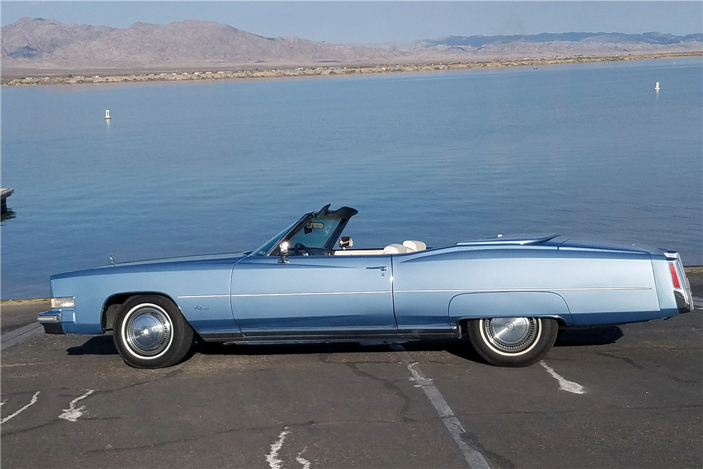1974 CADILLAC ELDORADO CONVERTIBLE - Side Profile - 225093