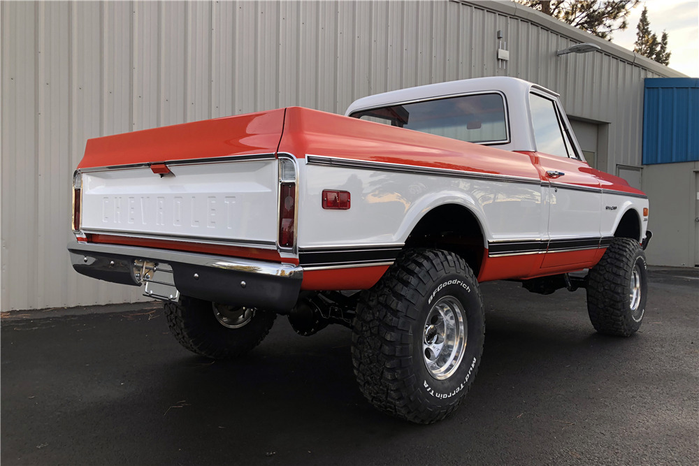 1969 CHEVROLET K10 4X4 PICKUP - Rear 3/4 - 225187