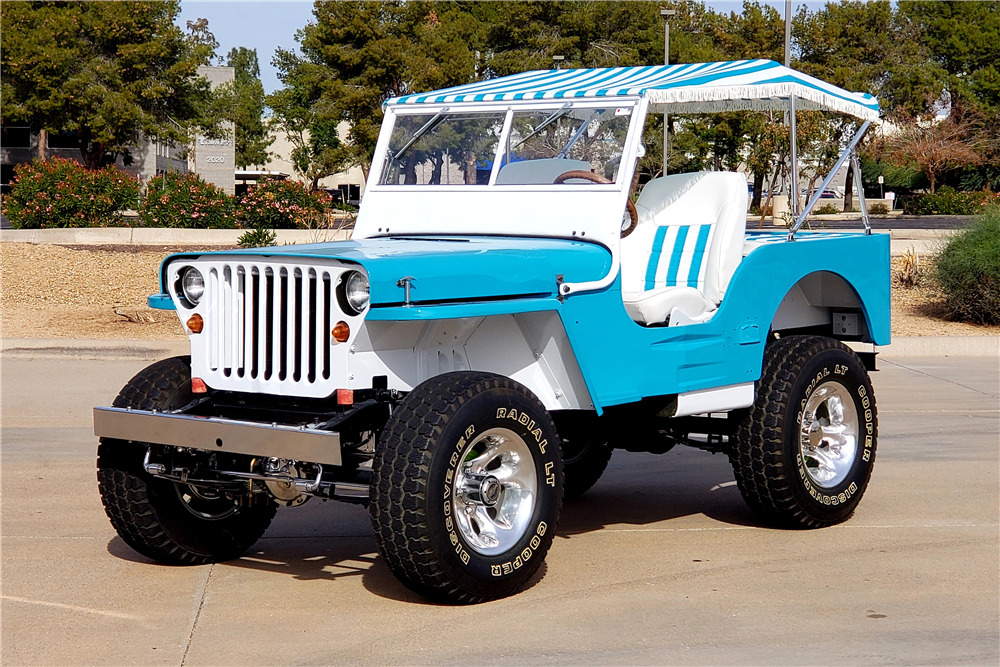 1944 WILLYS CUSTOM JEEP - Front 3/4 - 225204