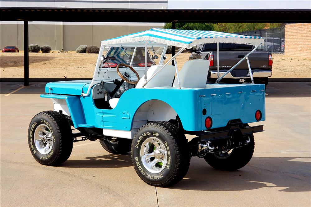 1944 WILLYS CUSTOM JEEP - Rear 3/4 - 225204