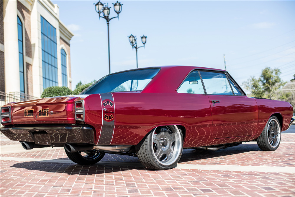 1968 DODGE DART GT CUSTOM COUPE - Rear 3/4 - 225345