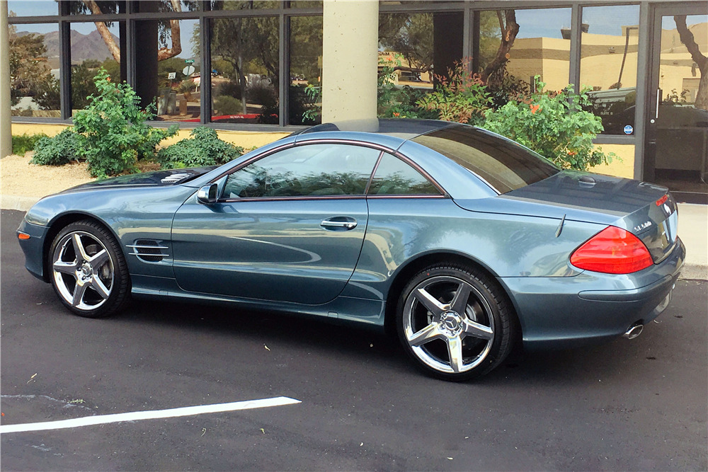 2004 MERCEDES-BENZ SL500 ROADSTER - Rear 3/4 - 225350