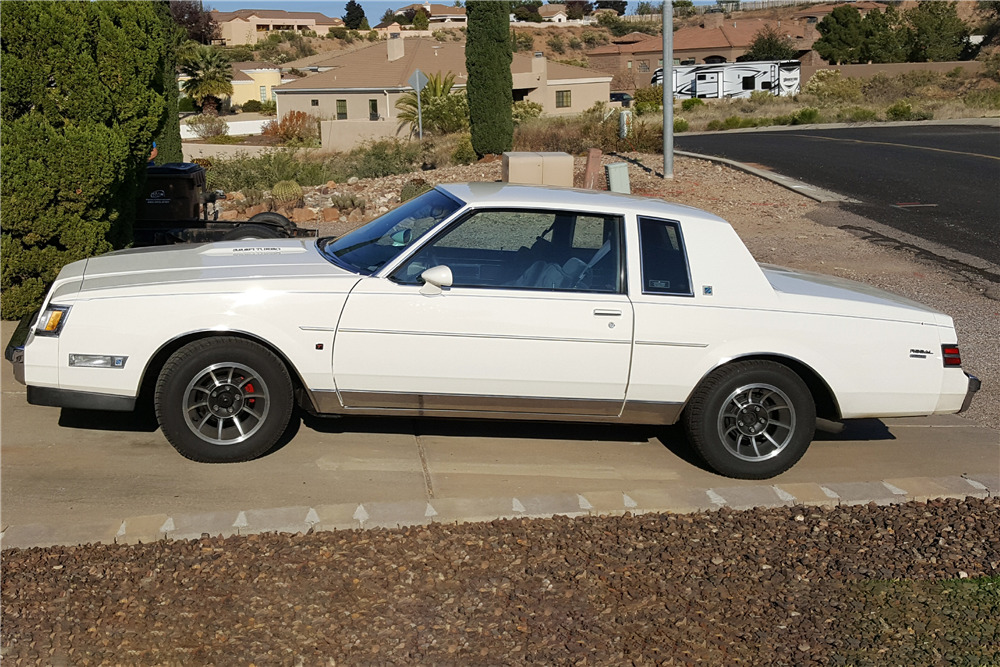1987 BUICK REGAL LIMITED - Side Profile - 225608