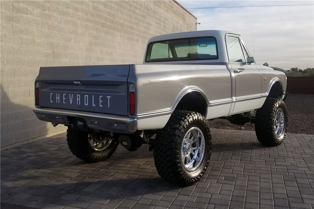 1968 CHEVROLET C10 CUSTOM PICKUP - Rear 3/4 - 225798