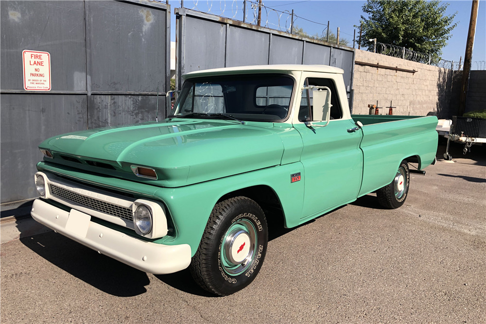 1966 CHEVROLET C10 PICKUP - Front 3/4 - 225830