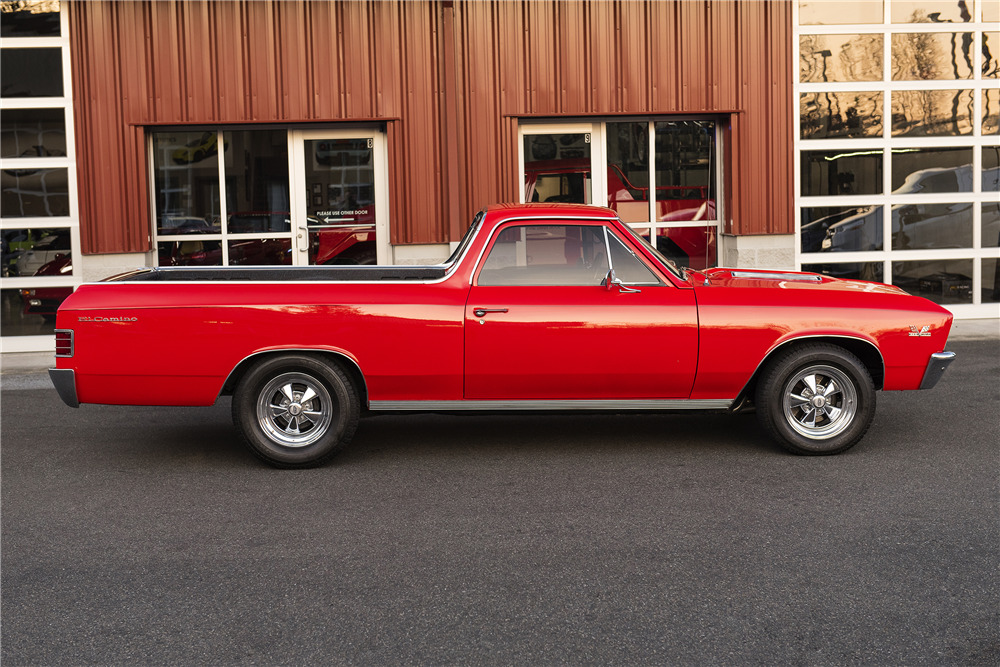 1967 CHEVROLET EL CAMINO CUSTOM PICKUP - Side Profile - 225845