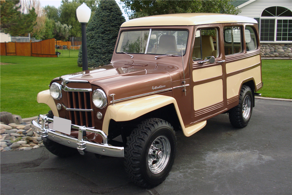 1955 WILLYS OVERLAND 4X4 STATION WAGON - Front 3/4 - 225980