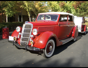 1935 FORD 4 DOOR CONVERTIBLE HOT ROD -  - 22600