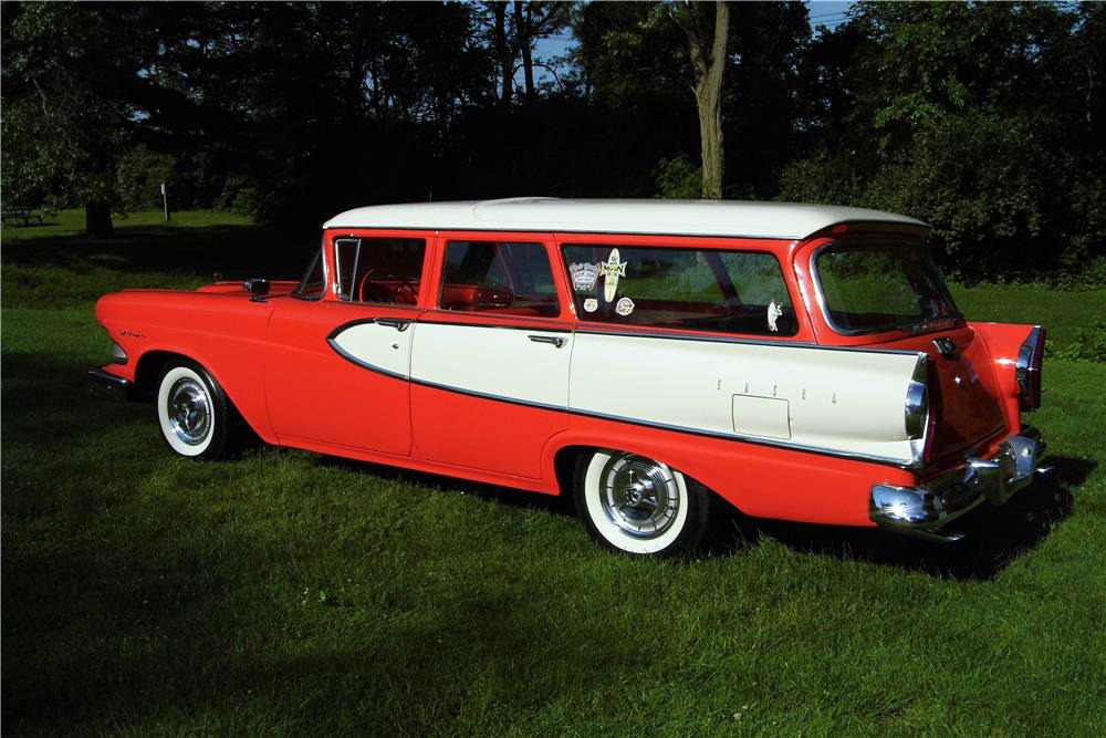 1958 EDSEL VILLAGER WAGON - Rear 3/4 - 226234