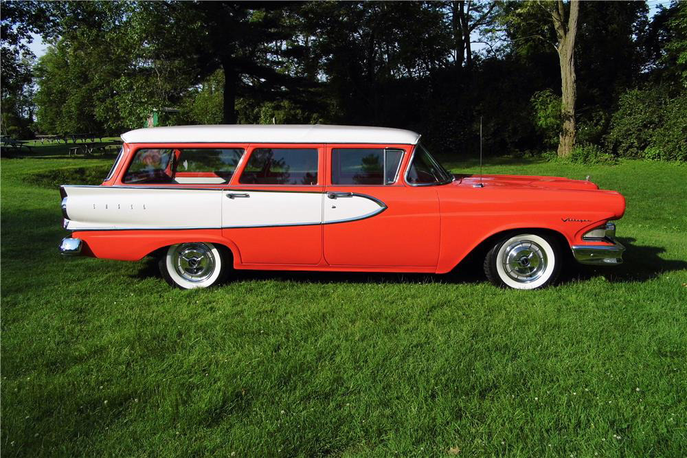 1958 EDSEL VILLAGER WAGON - Side Profile - 226234
