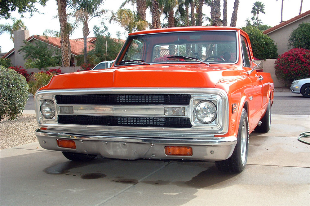 1971 CHEVROLET C10 FLEETSIDE PICKUP - Front 3/4 - 226342