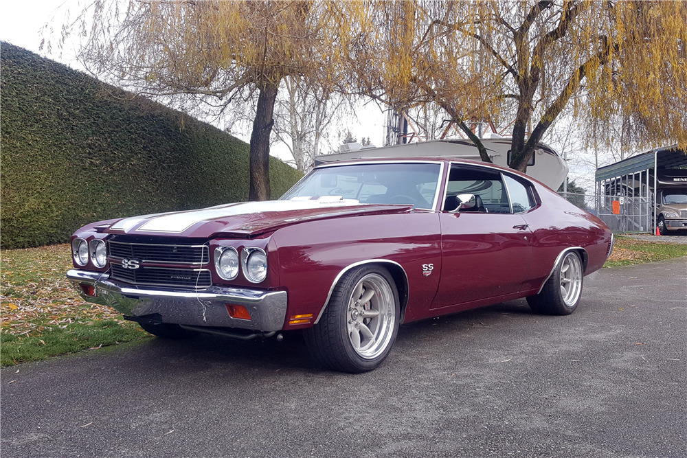 1970 CHEVROLET CHEVELLE MALIBU CUSTOM COUPE - Front 3/4 - 226401