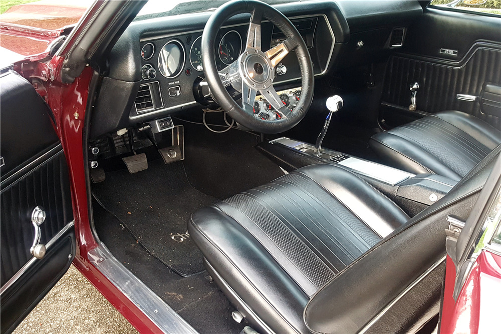1970 CHEVROLET CHEVELLE MALIBU CUSTOM COUPE - Interior - 226401