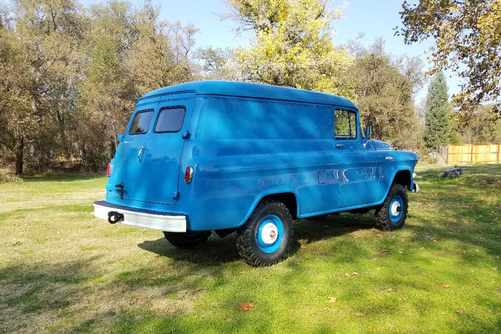1957 GMC 100 4X4 NAPCO PANEL TRUCK - Rear 3/4 - 226441