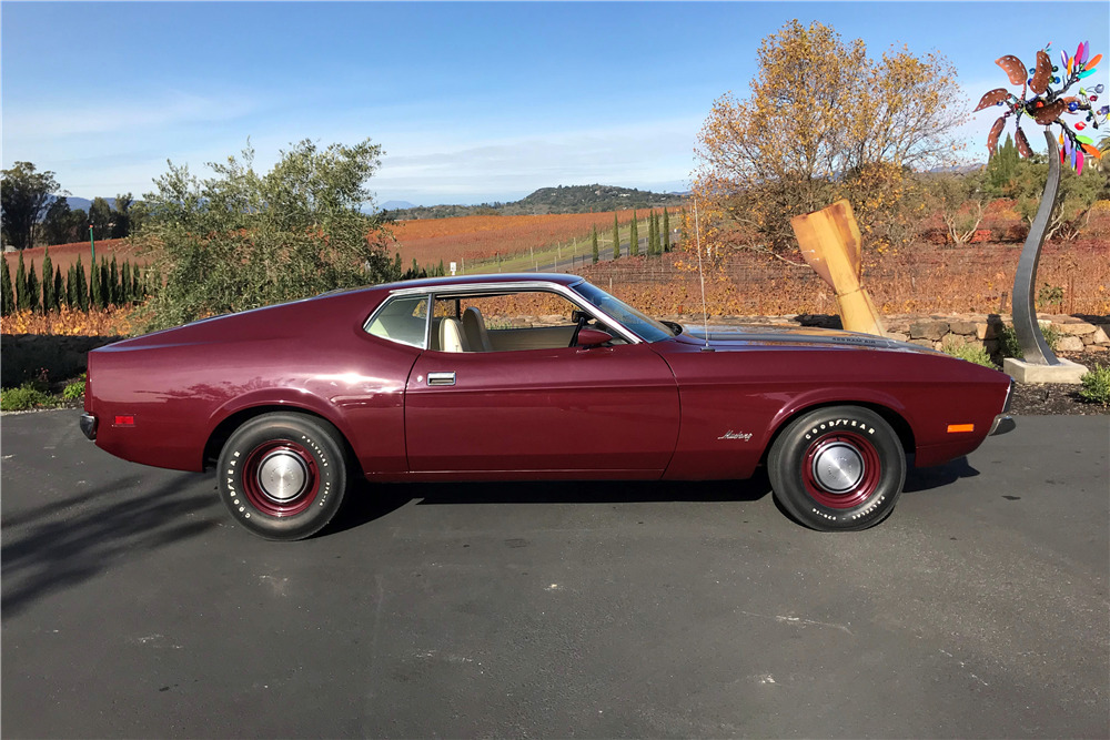 1971 FORD MUSTANG SUPER COBRA JET - Side Profile - 226558