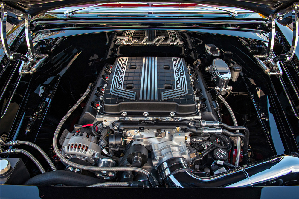 1955 CHEVROLET BEL AIR CUSTOM CONVERTIBLE - Engine - 226682