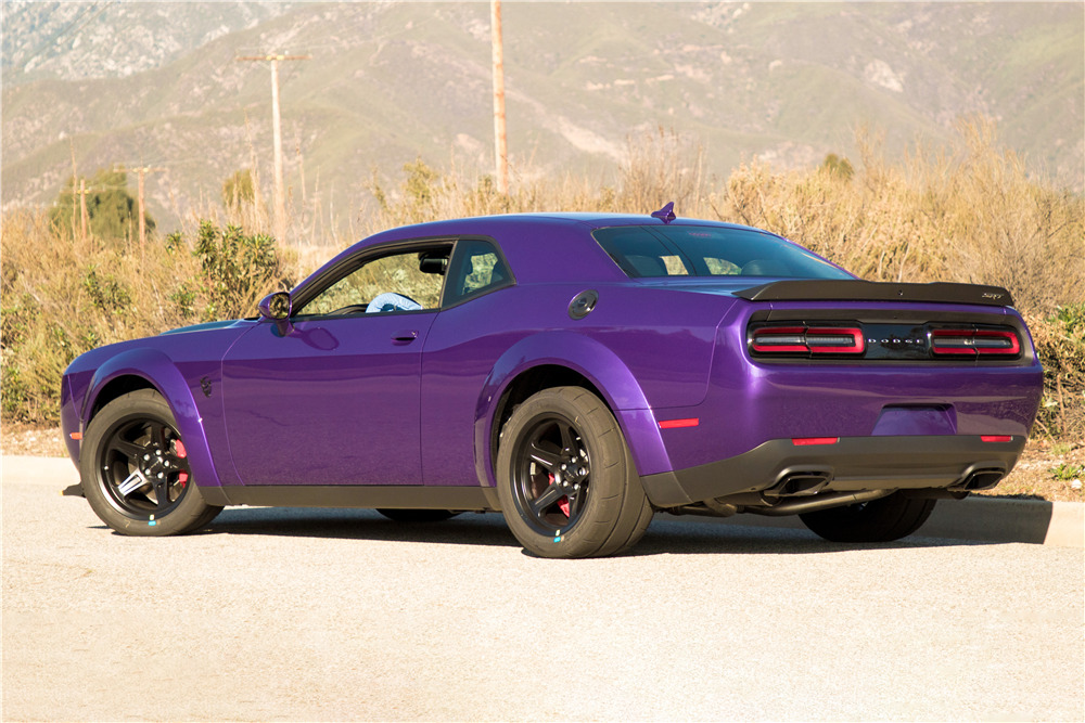 2018 DODGE CHALLENGER SRT DEMON - Rear 3/4 - 227186