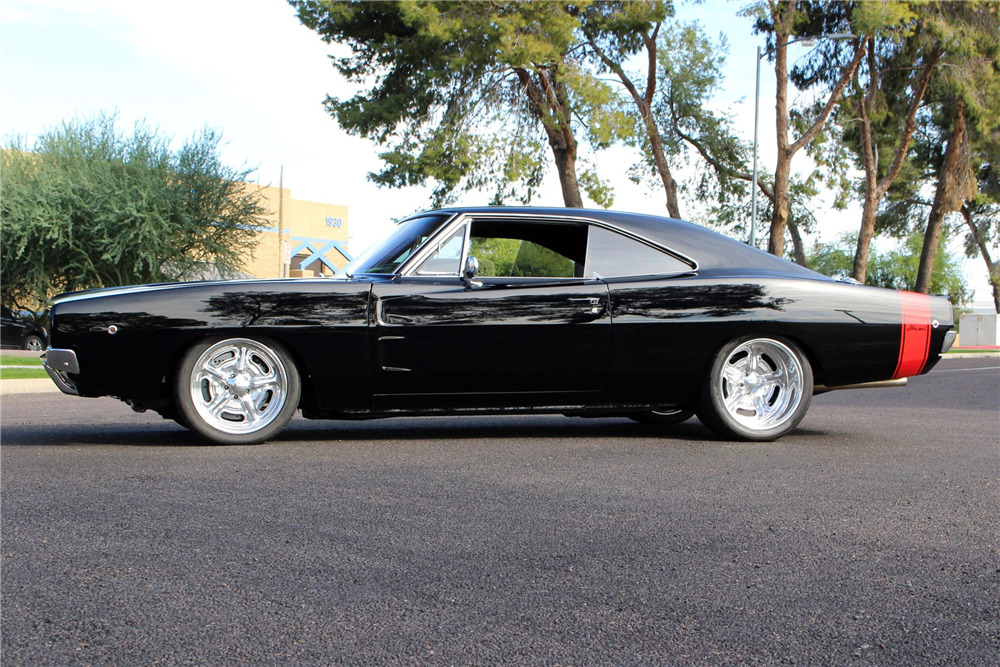 1968 DODGE CHARGER CUSTOM COUPE - Side Profile - 227491