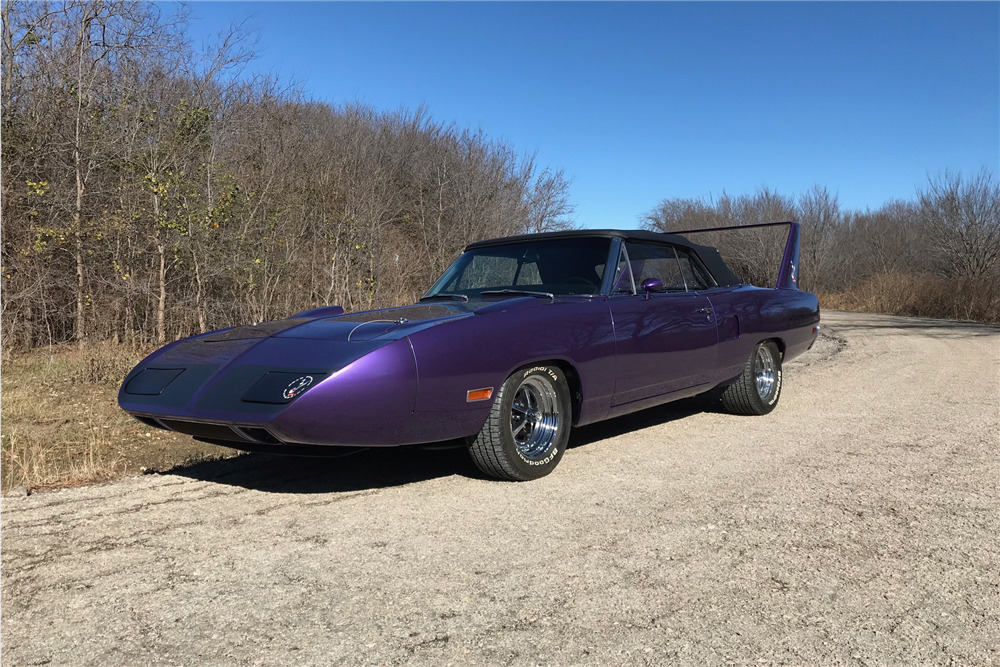 1970 PLYMOUTH SATELLITE CUSTOM CONVERTIBLE - Front 3/4 - 227772