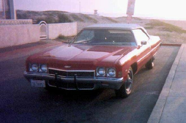 1972 CHEVROLET IMPALA CONVERTIBLE - Rear 3/4 - 22799