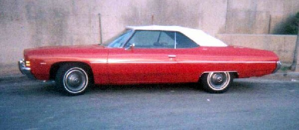 1972 CHEVROLET IMPALA CONVERTIBLE - Side Profile - 22799