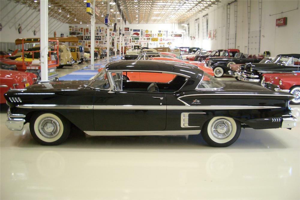 1958 CHEVROLET IMPALA SS 2 DOOR COUPE - Side Profile - 22862