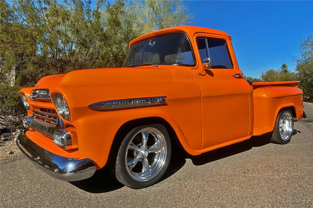 1959 CHEVROLET 3100 CUSTOM PICKUP - Front 3/4 - 229905