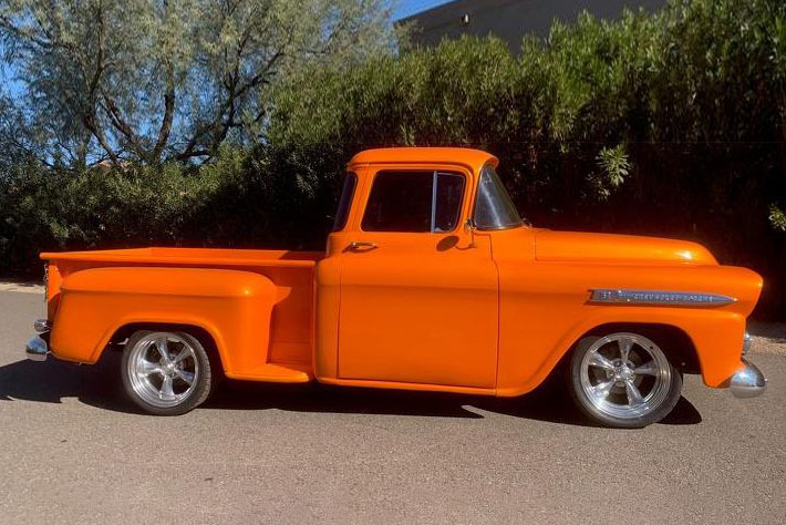 1959 CHEVROLET 3100 CUSTOM PICKUP - Side Profile - 229905