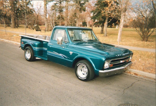 1967 CHEVROLET C-10 LONG BOX STEPSIDE PICKUP - Front 3/4 - 22999