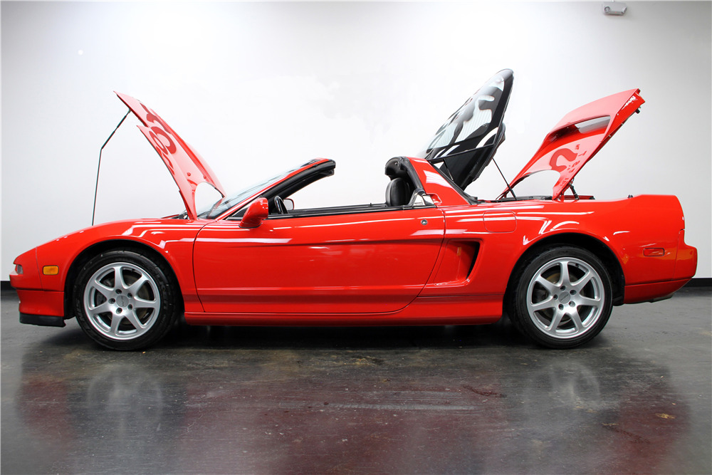 1996 ACURA NSX TARGA - Side Profile - 230000