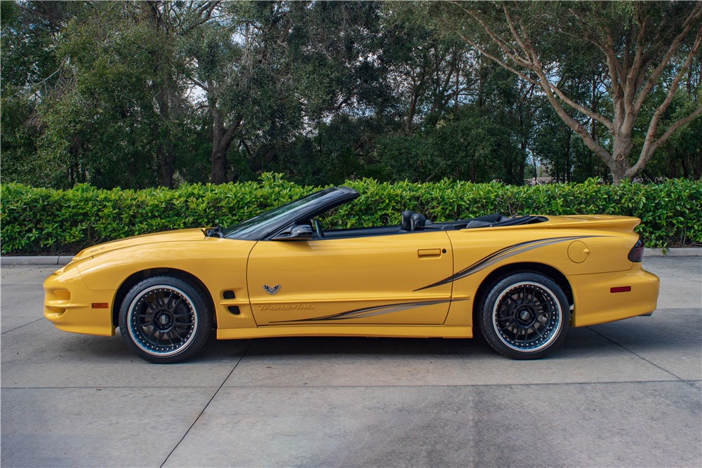 2002 PONTIAC FIREBIRD TRANS AM WS6 CONVERTIBLE - Side Profile - 230025