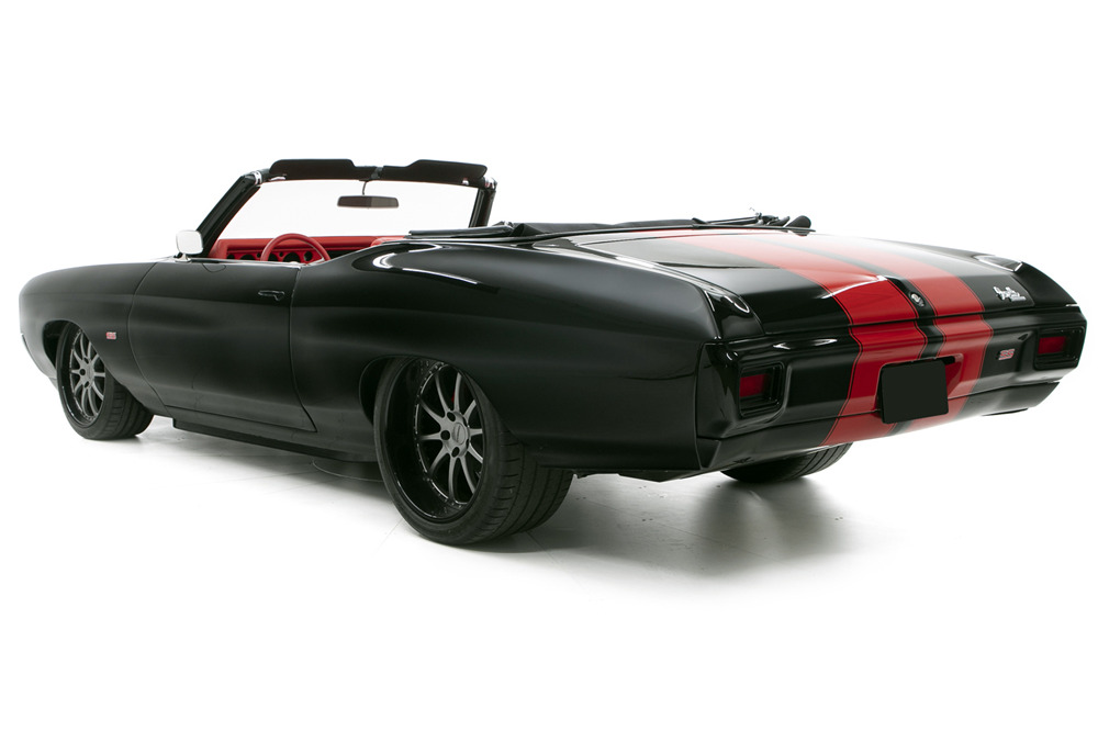 1970 CHEVROLET CHEVELLE CUSTOM CONVERTIBLE - Rear 3/4 - 230097