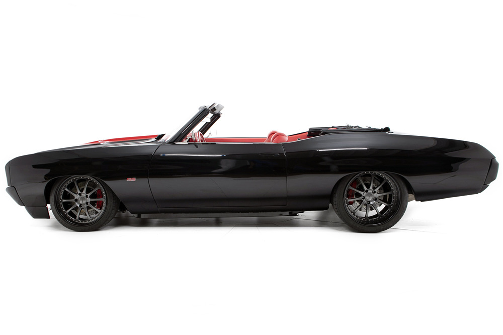 1970 CHEVROLET CHEVELLE CUSTOM CONVERTIBLE - Side Profile - 230097