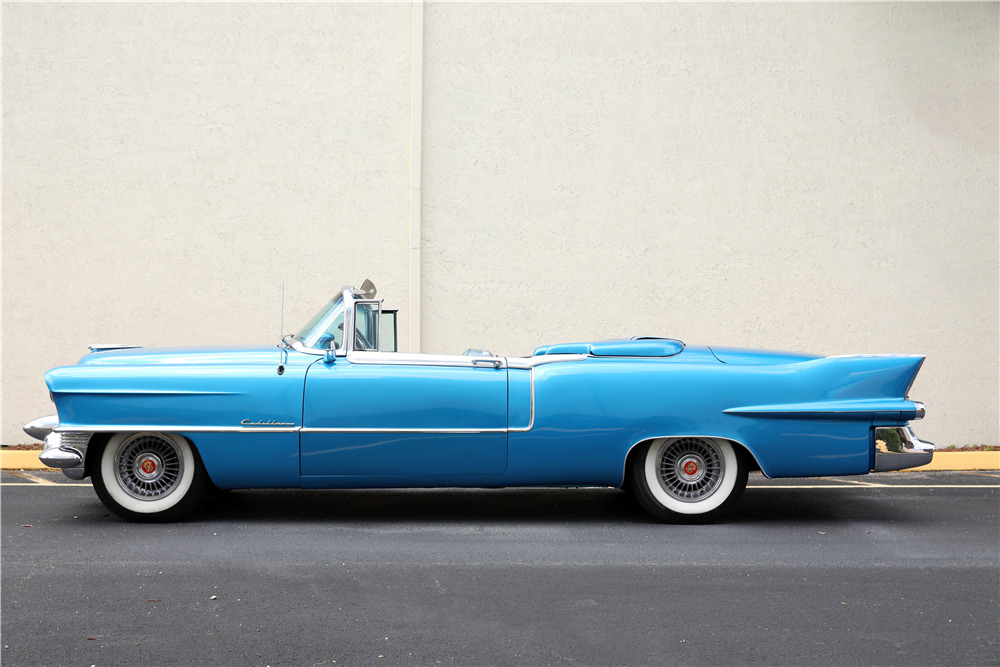1955 CADILLAC ELDORADO CONVERTIBLE - Side Profile - 230100