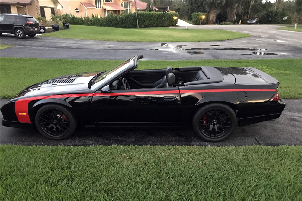 1988 CHEVROLET CAMARO IROC-Z CUSTOM CONVERTIBLE - Side Profile - 230105