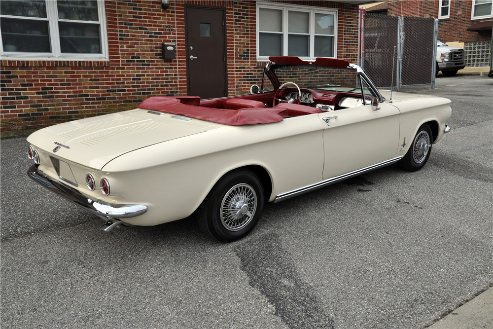 1963 CHEVROLET CORVAIR MONZA SPYDER - Rear 3/4 - 230183