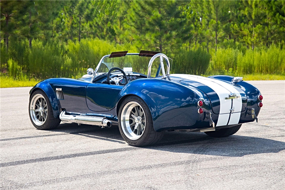 1965 BACKDRAFT COBRA RE-CREATION ROADSTER - Rear 3/4 - 230270