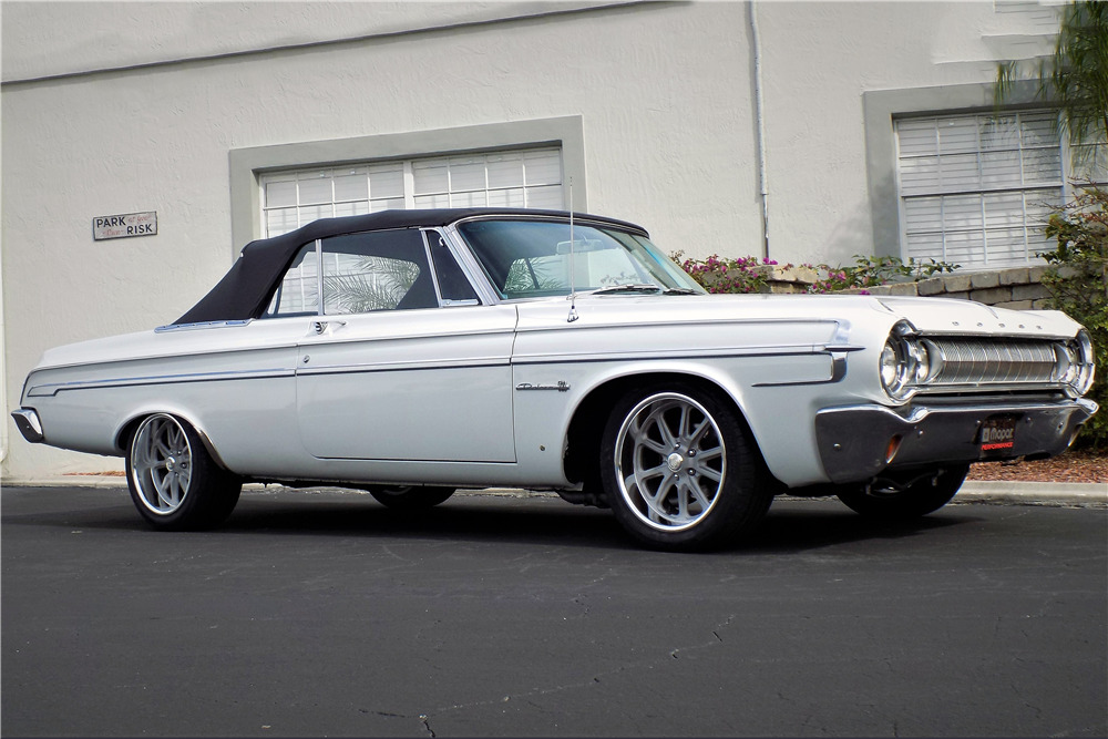 1964 DODGE POLARA 500 CONVERTIBLE - Front 3/4 - 230282