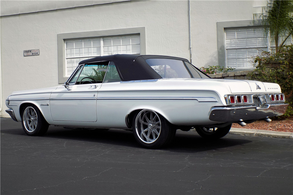 1964 DODGE POLARA 500 CONVERTIBLE - Rear 3/4 - 230282