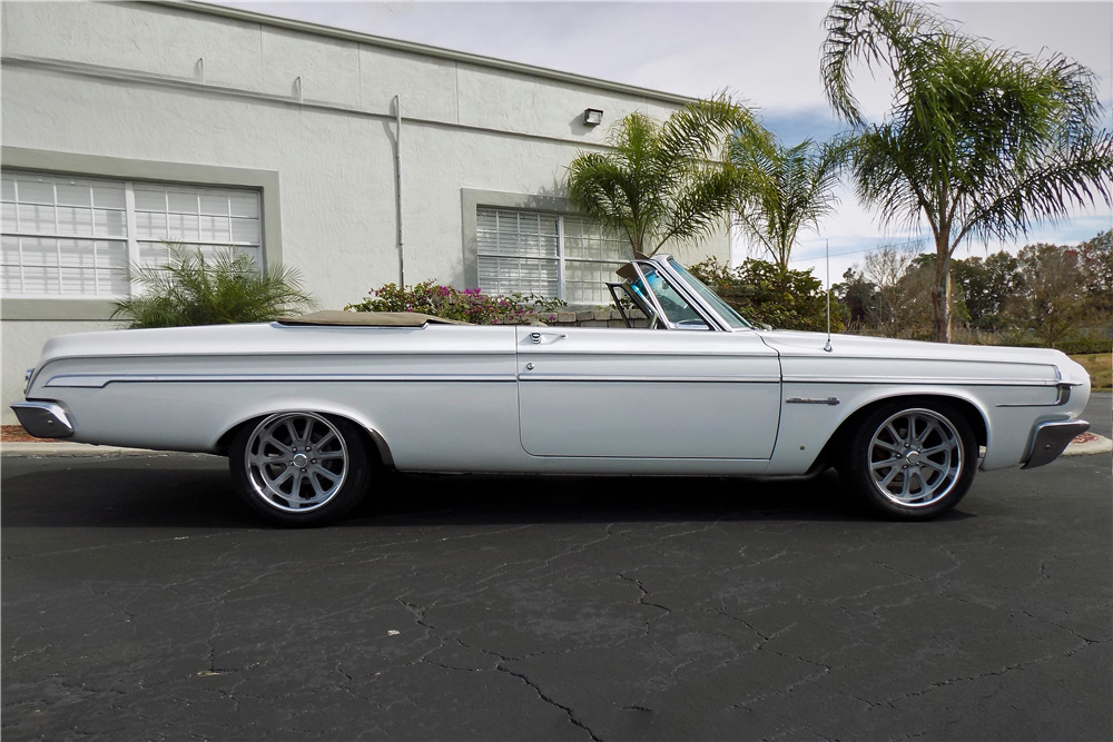 1964 DODGE POLARA 500 CONVERTIBLE - Side Profile - 230282