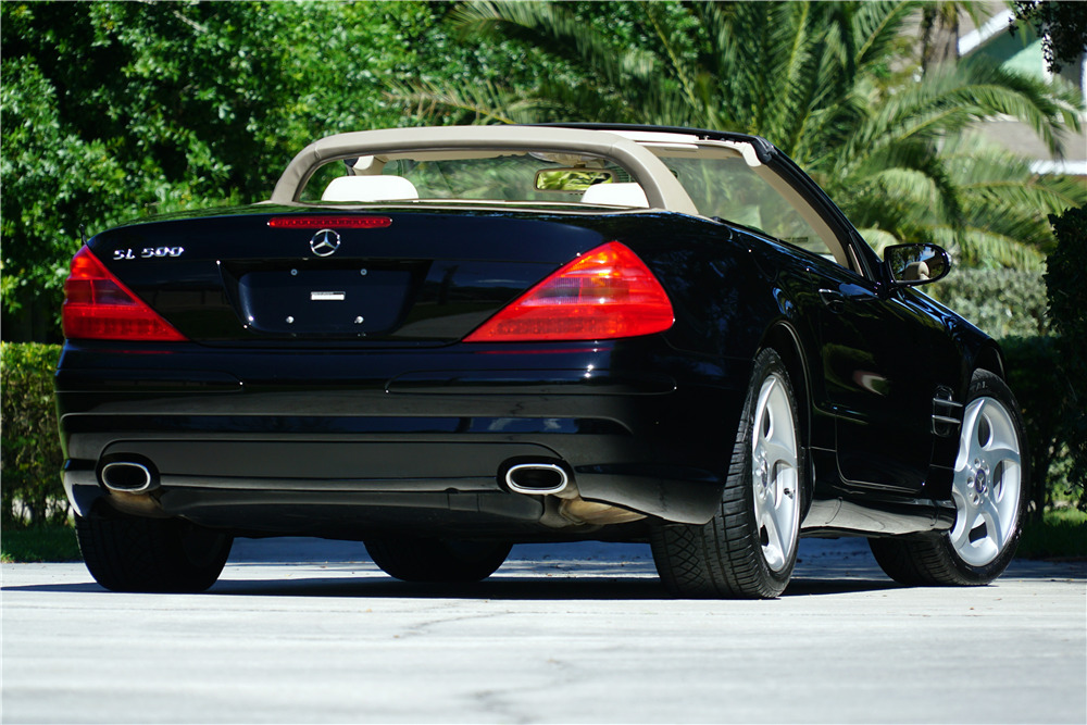 2004 MERCEDES-BENZ SL500 ROADSTER - Rear 3/4 - 230287