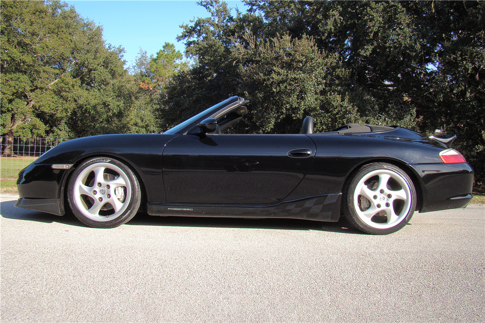 2002 PORSCHE 911 CARRERA 4 CONVERTIBLE - Side Profile - 230299