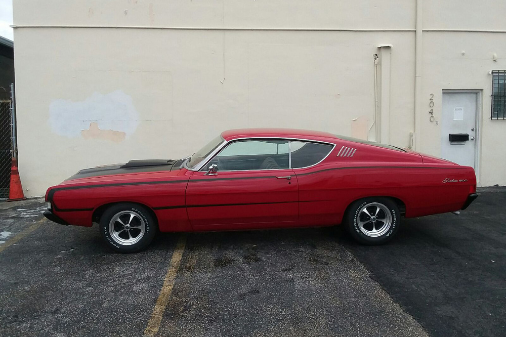 1968 FORD FAIRLANE 500 - Side Profile - 230906
