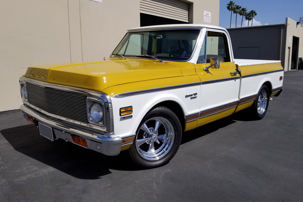 1972 CHEVROLET C10 CUSTOM DELUXE PICKUP - Front 3/4 - 230935