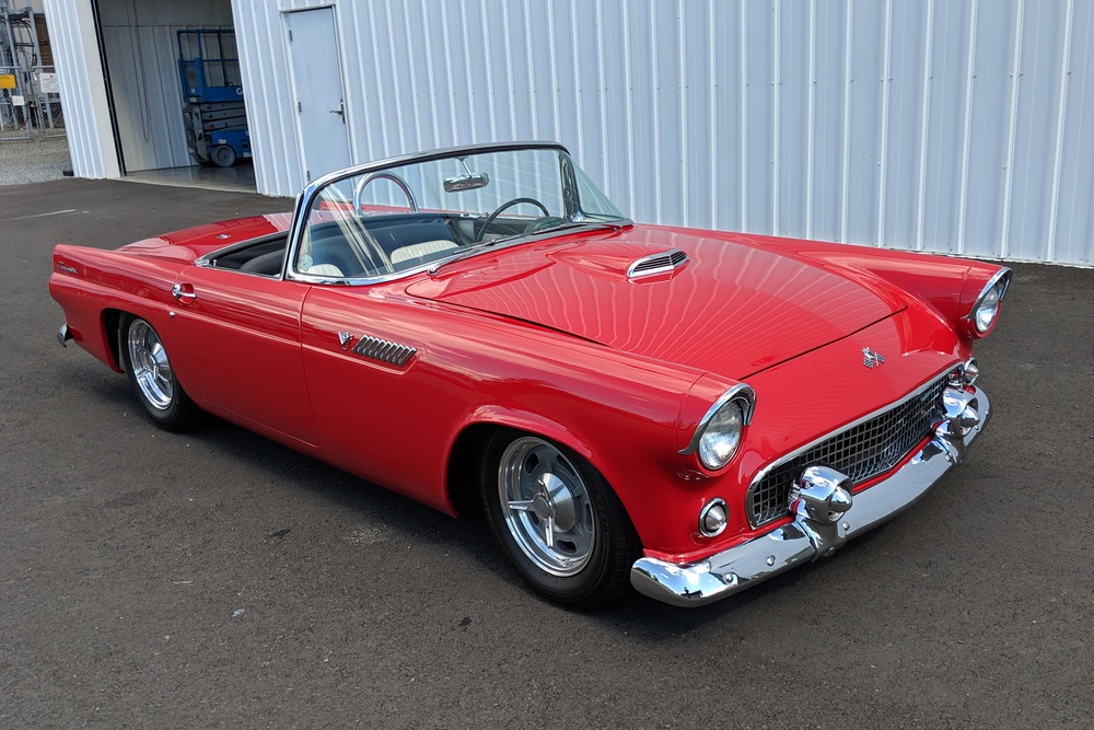 1955 FORD THUNDERBIRD CUSTOM CONVERTIBLE - Front 3/4 - 232049