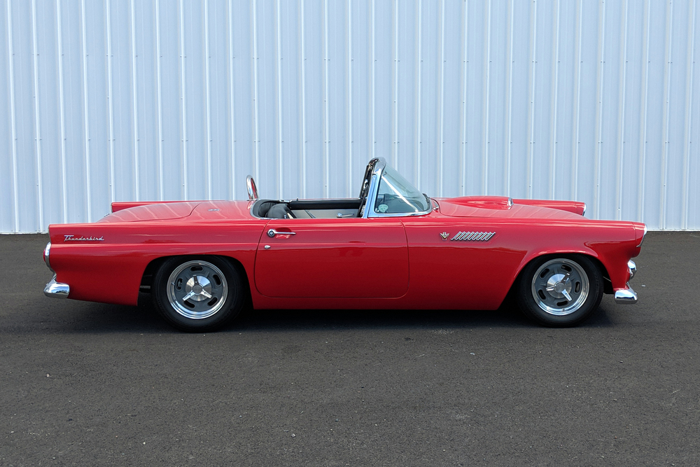 1955 FORD THUNDERBIRD CUSTOM CONVERTIBLE - Side Profile - 232049